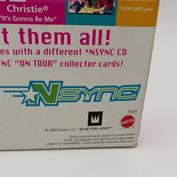 Barbie NSYNC Fan Doll y2k vintage Barbie, with CD. Bucket hat. Collectors cards - Picture 5 of 13